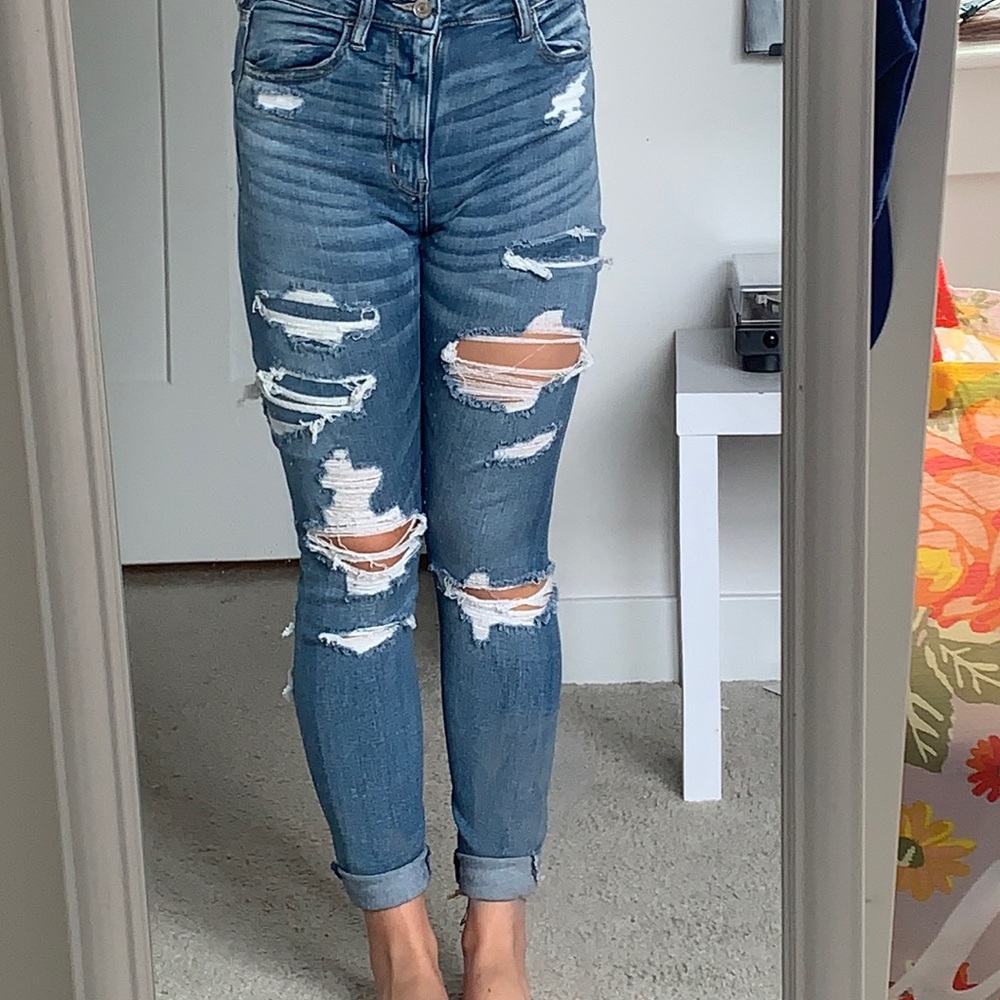 american eagle super high rise jegging